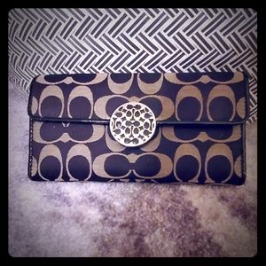 Large coach wallet